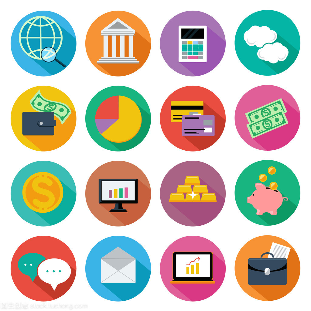 圖標(biāo)集在財(cái)務(wù)、投資管理與財(cái)務(wù)咨詢中的視覺(jué)溝通價(jià)值